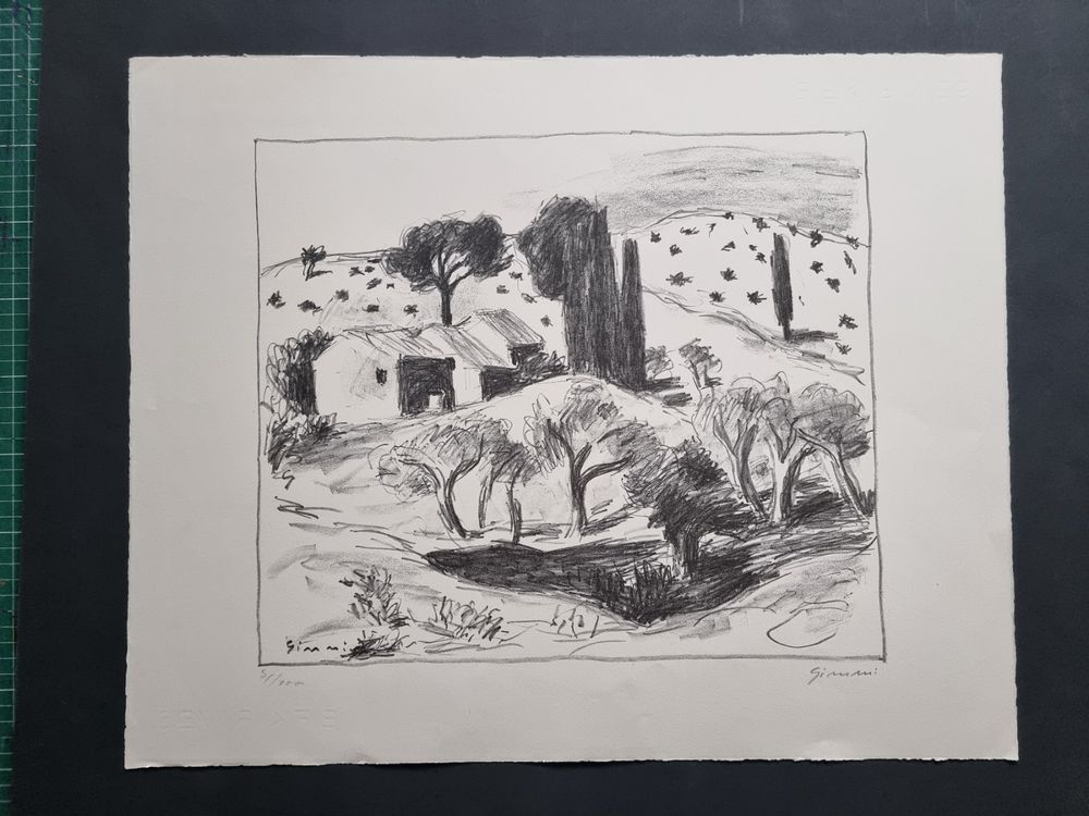 GIMMI WILHELM LITHOGRAPHIE SIGNIERT NUMMERIERT 1