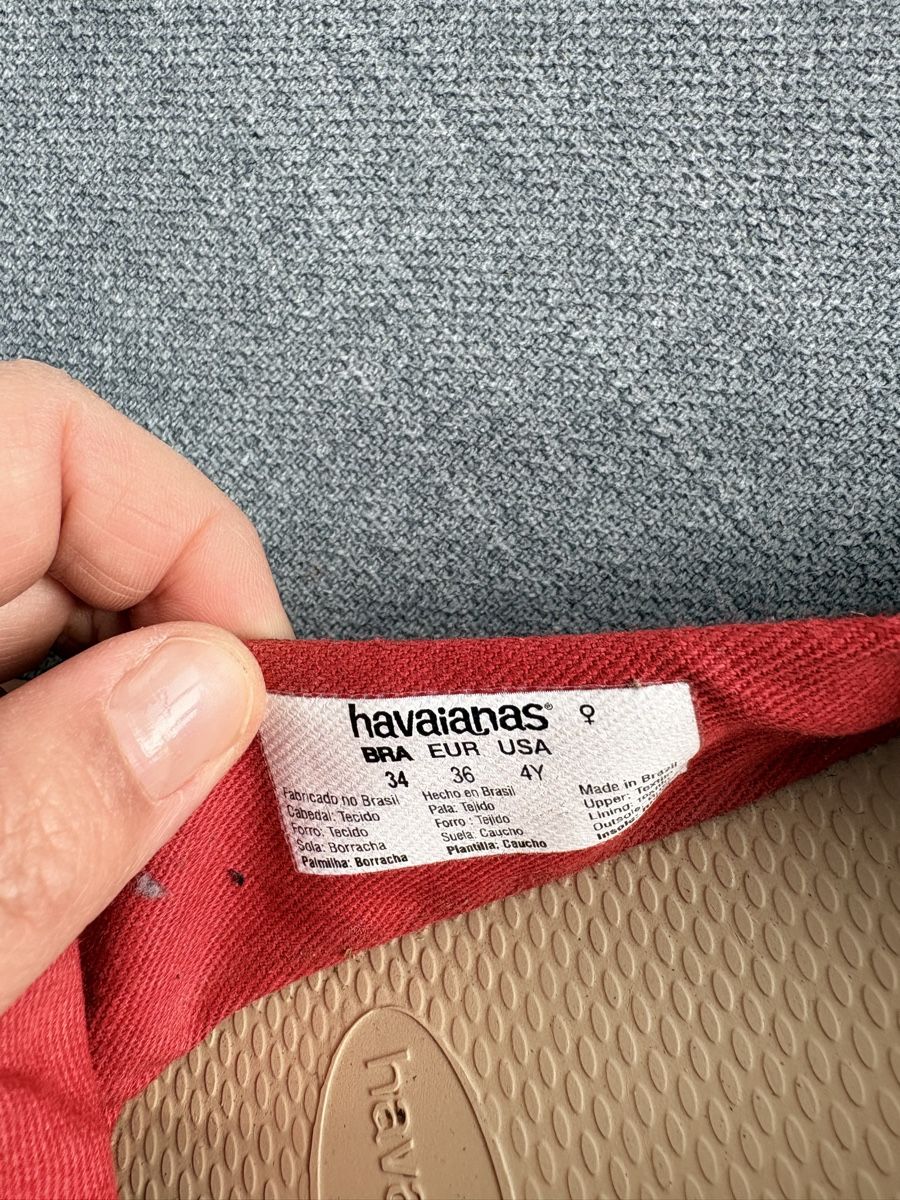 Havaianas Scarpe da donna: Espadrilles Havaianas noires, taille 36 – Usato da Lausanne venduto da france.guillermin 2