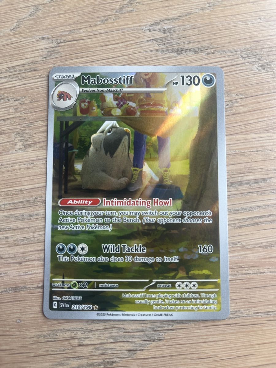 Pokémon Sammelbilder & Trading cards: Mabosstiff Illustration Rare – Neu (gemäss Beschreibung) aus Zürich von nils_40