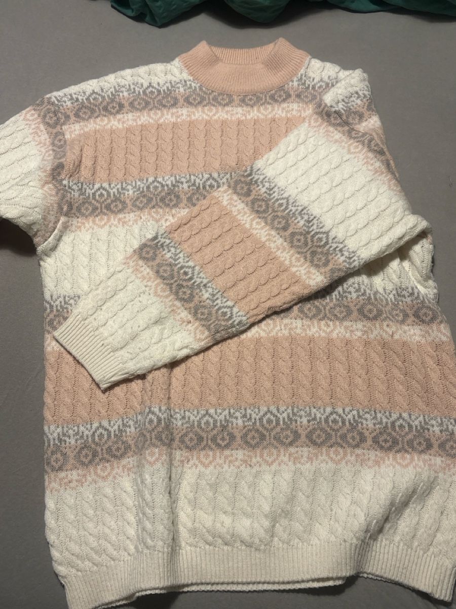 Maglioni & Felpe: Vintage Strickpullover, Norwegermuster, Grösse M, Winter 50 – Usato da Strengelbach venduto da Puremad