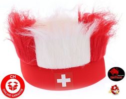 Schweiz Stirnband Hopp Schwiiz Fanartikel Rot Weiss Flagge