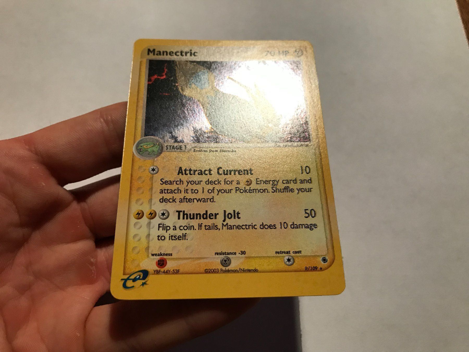 Pokémon Sammelbilder & Trading cards: Manectric holo Ruby & Sapphire – Neu (gemäss Beschreibung) aus Hagendorn von Pokecollectorch 4