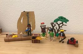 Playmobil Piraten Set: Schatzinsel mit Floss