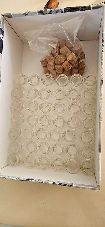 Tutte le decorazioni: Glas Sandglas Gläschen mit Kork – Usato da Rickenbach LU venduto da jess8421 1