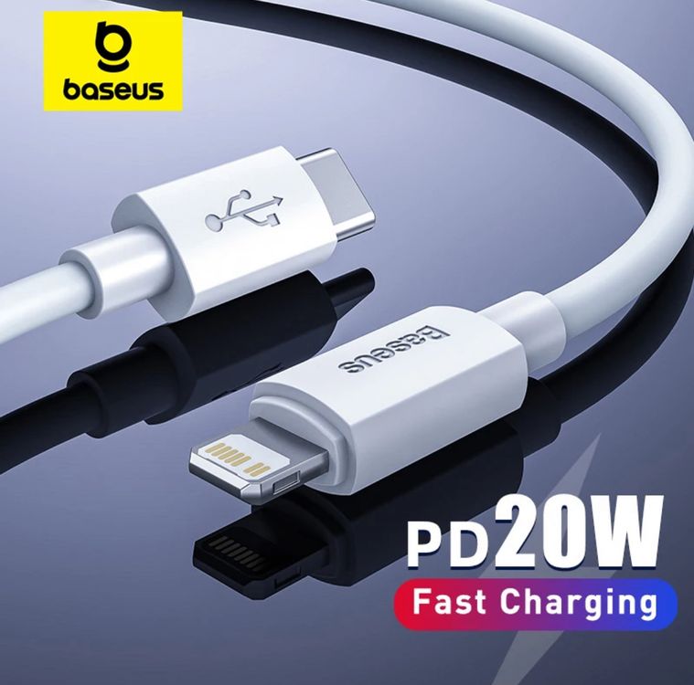 Baseus USB C to Lighting Cable 1.5m (set of 2 cables) (Gebraucht) in ...