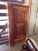 Biedermeier Schrank Tanne, 1 Türe, Schublade, Tablare, H185