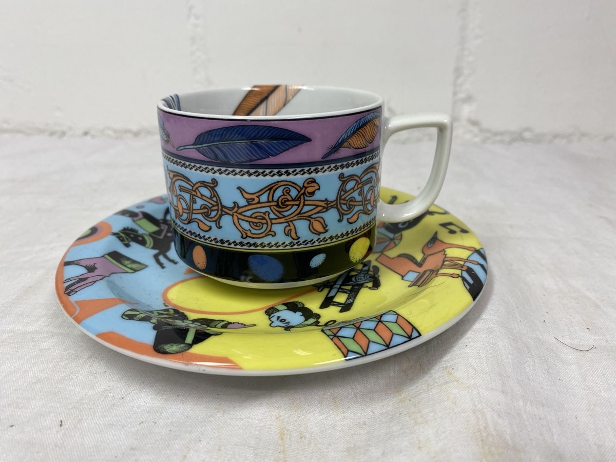 Bopla Set di piatti: 5.Coole Bopla Kaffeetassen mit Teller Design ! – Usato da sursee venduto da trilli-tralli 5