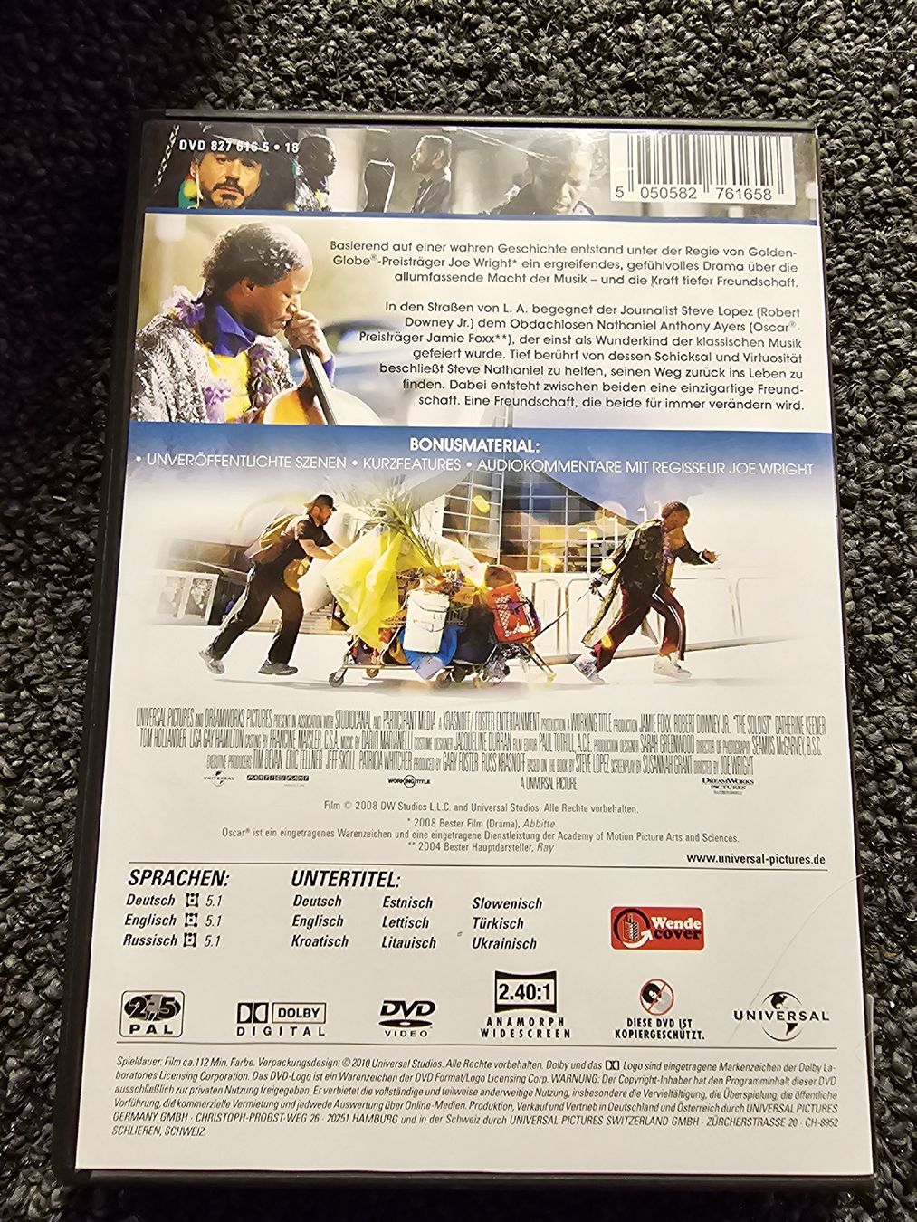 Tutti i DVDs: DVD "Der Solist" (18286) – Usato da Ruswil venduto da jan_bxl5 1