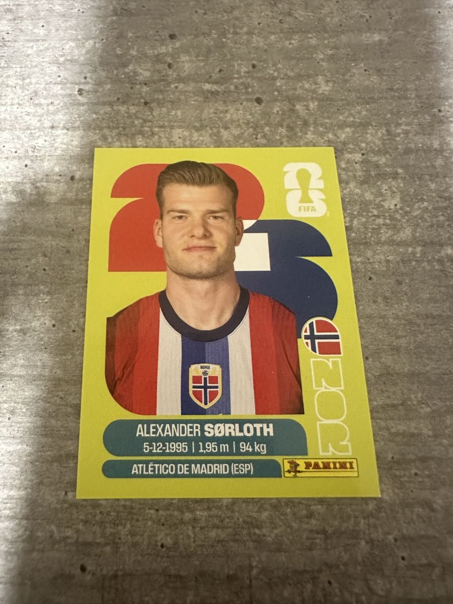 Panini Sammelbilder & Trading cards: NOR 16 , FIFA WORLD CUP 2026 PANINI  – Neu (gemäss Beschreibung) aus Frauenfeld von 1PegPeg1