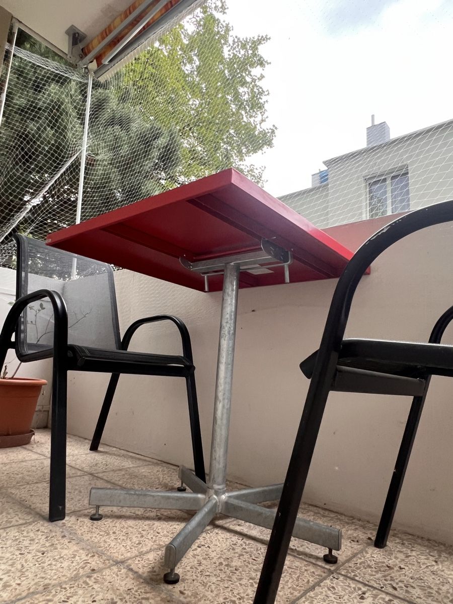 Schaffner Tischset: Gartentisch und zwei Stühle – Gebraucht aus Hinwil von Michelle.C 1