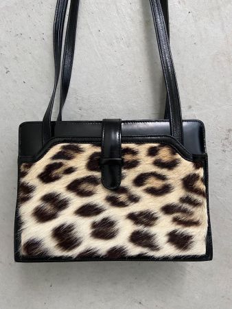 60s Vintage Echtledertasche