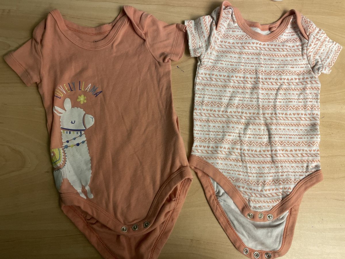Biancheria intima: 2 Bodys kurzarm Gr. 74/80mit Lama Motiv – Usato da Obergerlafingen venduto da cabo4