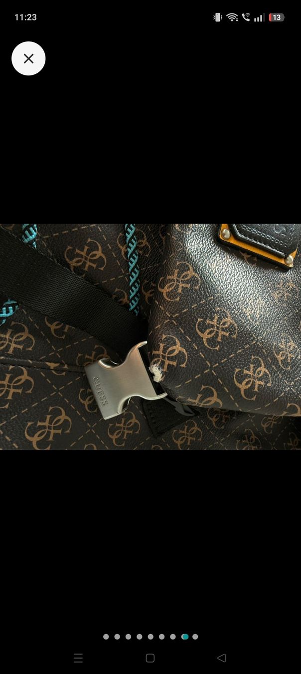 Guess Sacs à dos: Sac à dos Guess monogramme marron/gris neuf 40 chars – D'occasion à chatel St denis par AD.Leder.Cuir 3