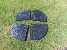 Gewichte für Schirmständer 20kg (4er Set)