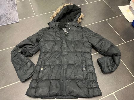 Winterjacke schwarz für Mädchen Grösse 152