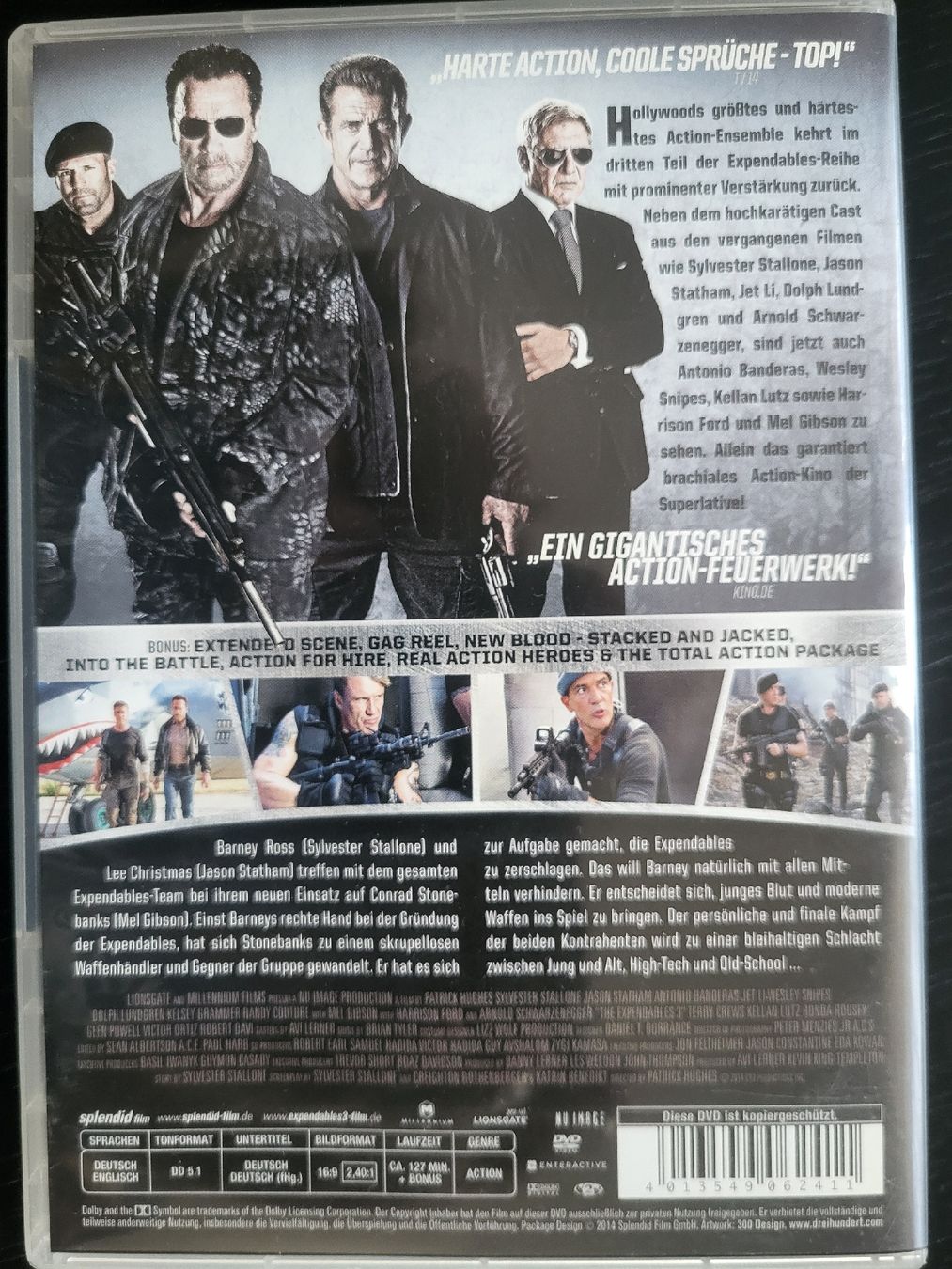 Alle DVDs: The Expendables 3 Extended Directors Cut – Neu (gemäss Beschreibung) aus Lausen von EisAmStiel 1