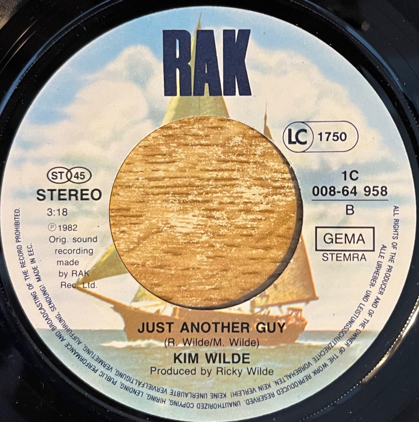 Dischi in vinile: KIM WILDE - CHILD COME AWAY – Usato da Bussigny venduto da vinyl-pas-cher 3