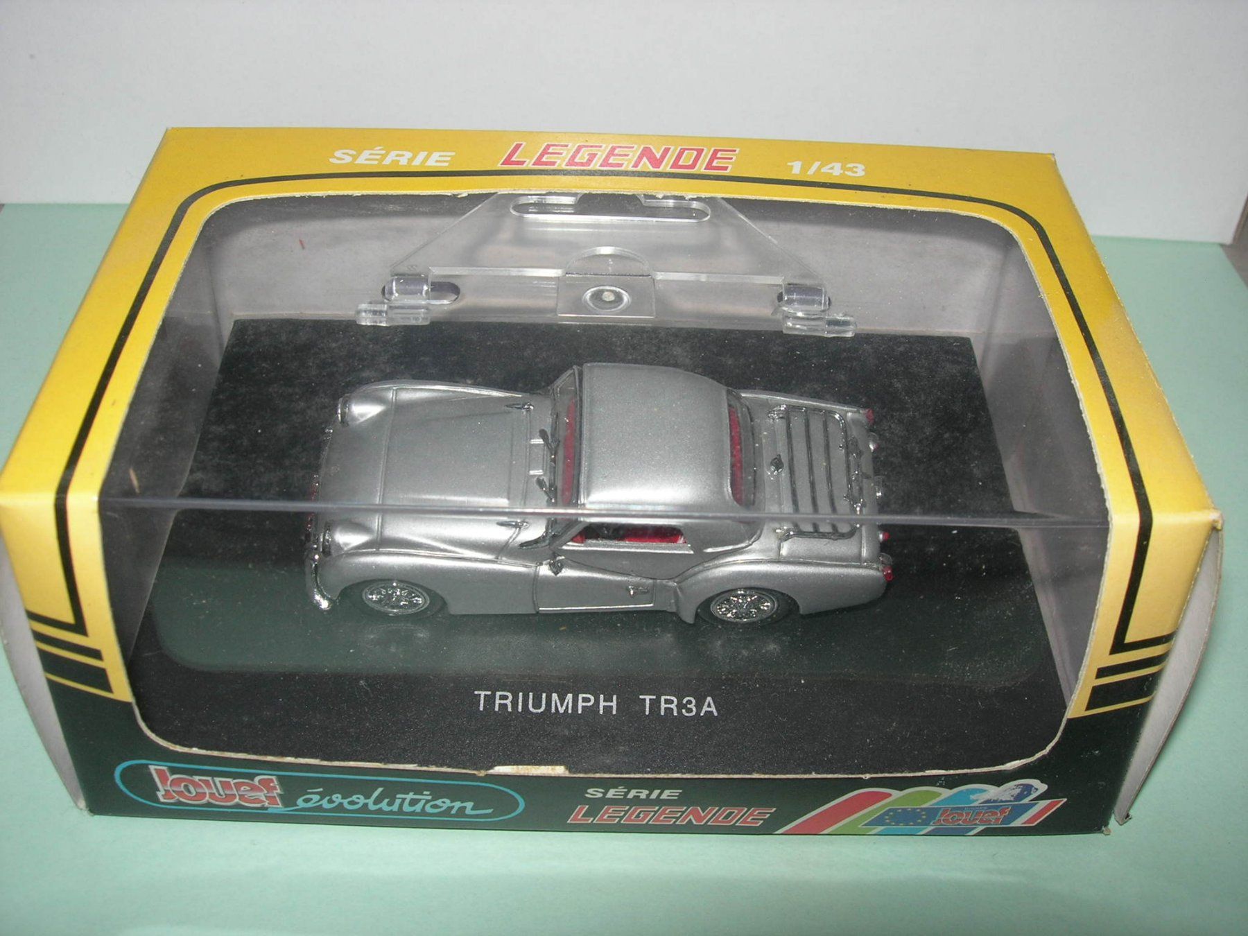 Renault Modellini d'auto: Triumph TR 3A  silber * Jouef evolution 1:43 – Nuovo e nell'imballaggio originale da Hornussen venduto da Amw 5