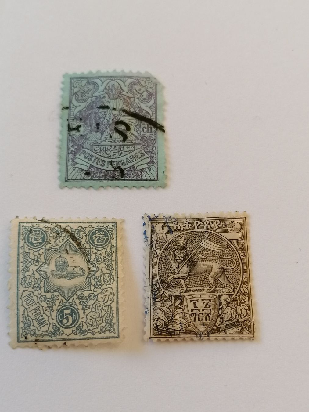 Tutti i francobolli: 3mal Persien um 1900 – Usato da Happerswil venduto da tschergi