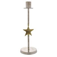 Metall Kerzenständer mit Stern