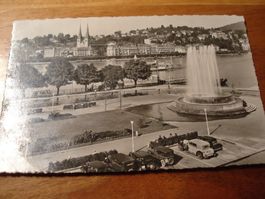 Luzern, Wagenbachbrunnen, Werbe-o Besuchen Sie Luzern 1958