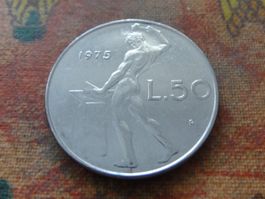 ITALIE  50  Lire  1975  (Z)