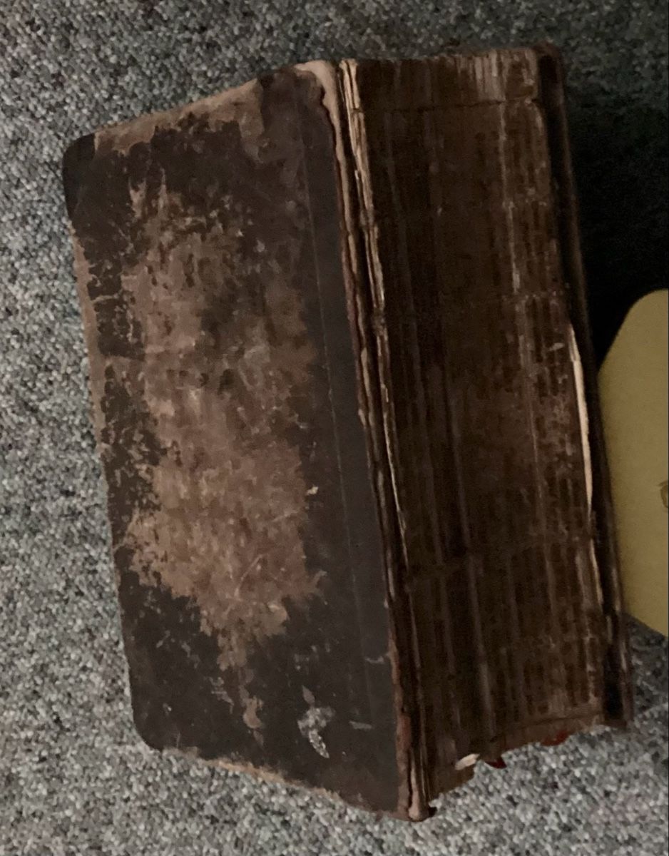 Bücher: Antike Bibel, Basel 1828, mit Handschriften – Gebraucht aus Reinach BL von Linda013 3