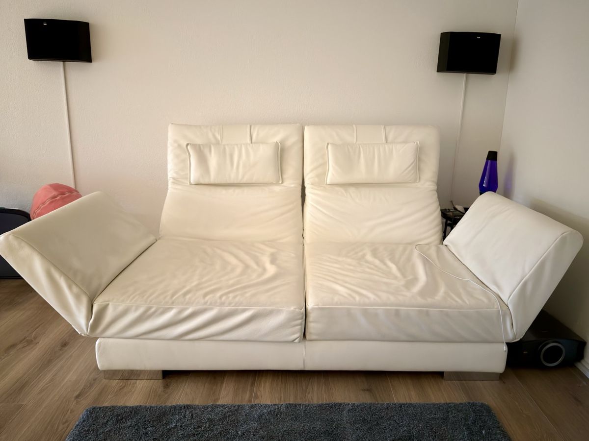 Divani: Exklusives Designer-Ledersofa - mit Relaxfunktion – Usato da Fischbach LU venduto da B_sell63 5