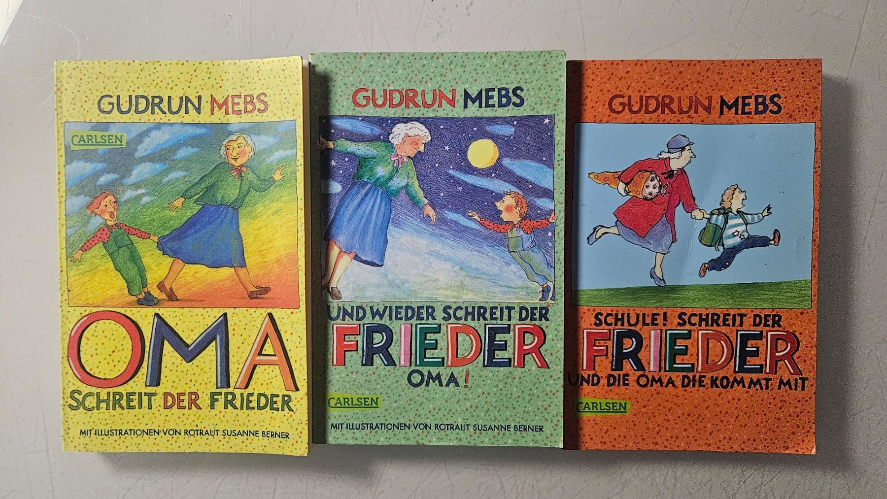 Libri: Gudrun Mebs: Oma schreit der Frieder – Usato da Basel venduto da True_Hofer_Store