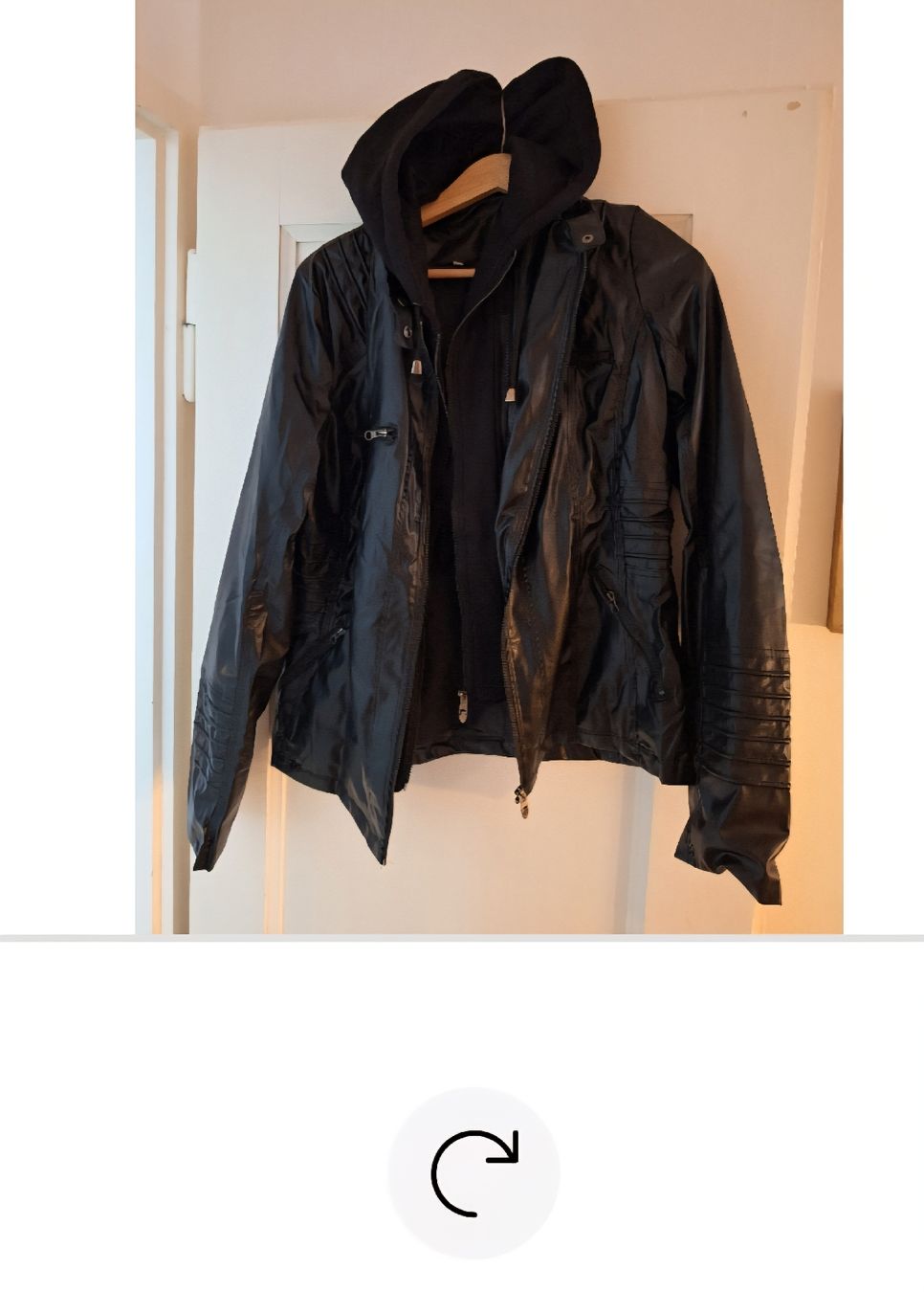 Giacche: Schicke Winterjacke in Lederoptik, Grösse Xl . – Nuovo (secondo la descrizione) da Zürich venduto da rotezora67 1