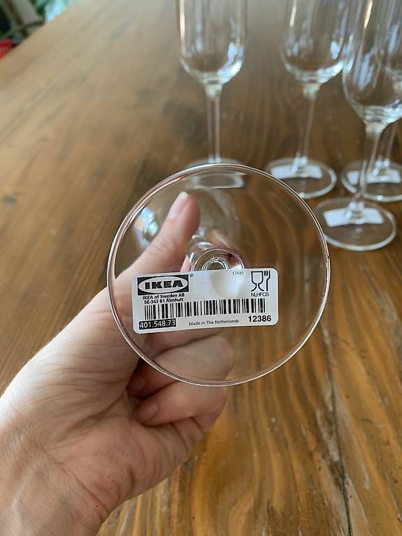 Ikea Bicchieri: 5 Sektgläser von IKEA – Usato da Basel venduto da Annikalypse 3