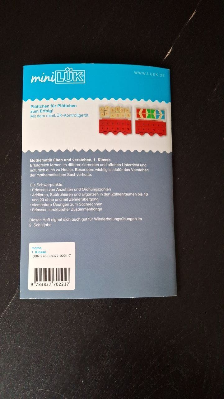 Giochi: mini Lük Heft "mathe" ab 1. Klasse – Usato da Wiesendangen venduto da troawus 3