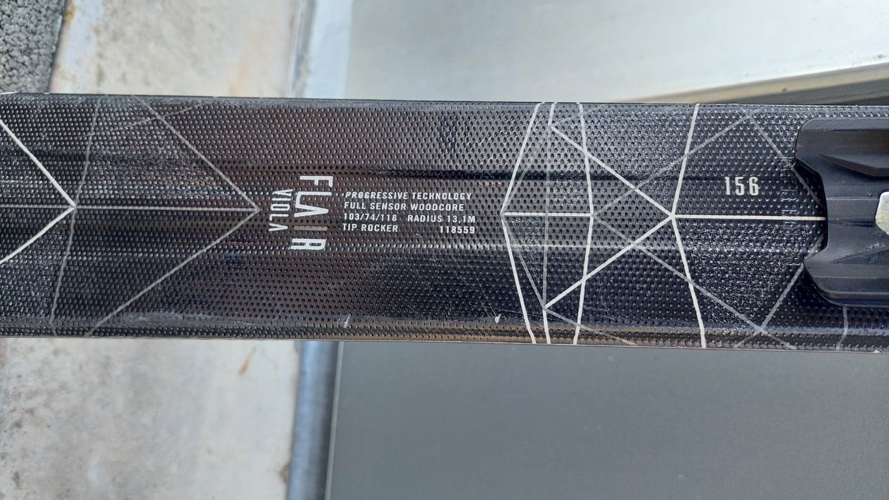 Völkl Sci: Volkl FLAIR Viola Ski, 156cm – Usato da Kaltbrunn venduto da AB92 1