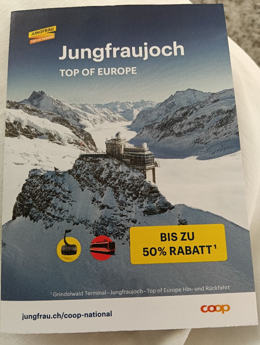 Gutscheine: Coop Jungfraujoch  – Neu (gemäss Beschreibung) aus Arnegg von Gesi1