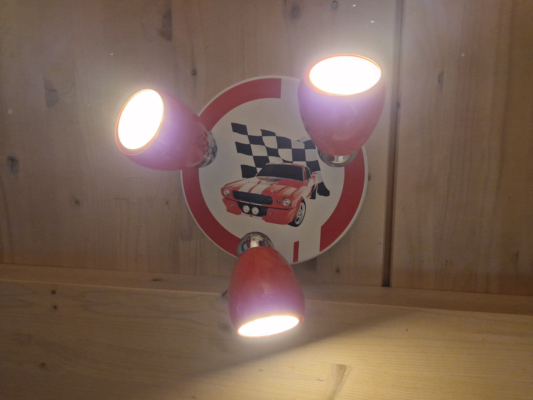 Lampadari & plafoniere: Deckenlampe mit Auto-Motiv, 3-flammig – Usato da Trachslau venduto da schumannmario