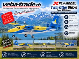 Twin Otter DHC-6 1800mm - PNP im Design der "Maldivian"