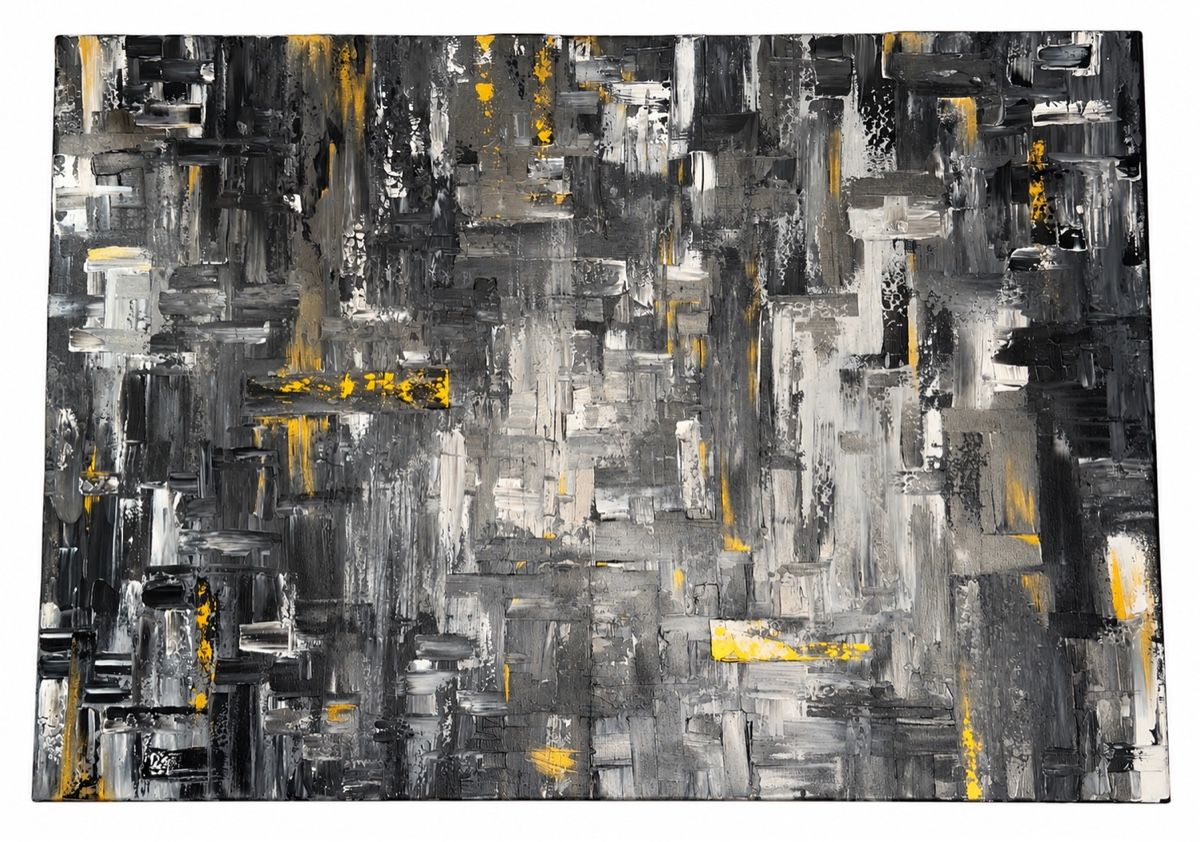 Gemälde: Abstraktes Bild Masse: 140 × 100 cm – Neu und originalverpackt aus Hochdorf von lan_lp98 1