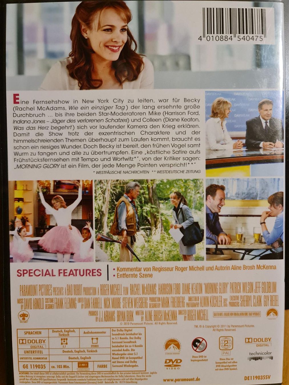 Tutti i DVDs: Morning Glory – Usato da Dintikon venduto da Vexi 1