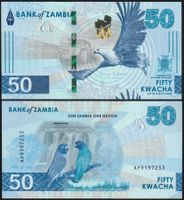 Zambia 50 Kwacha UNC 2024 (2025)