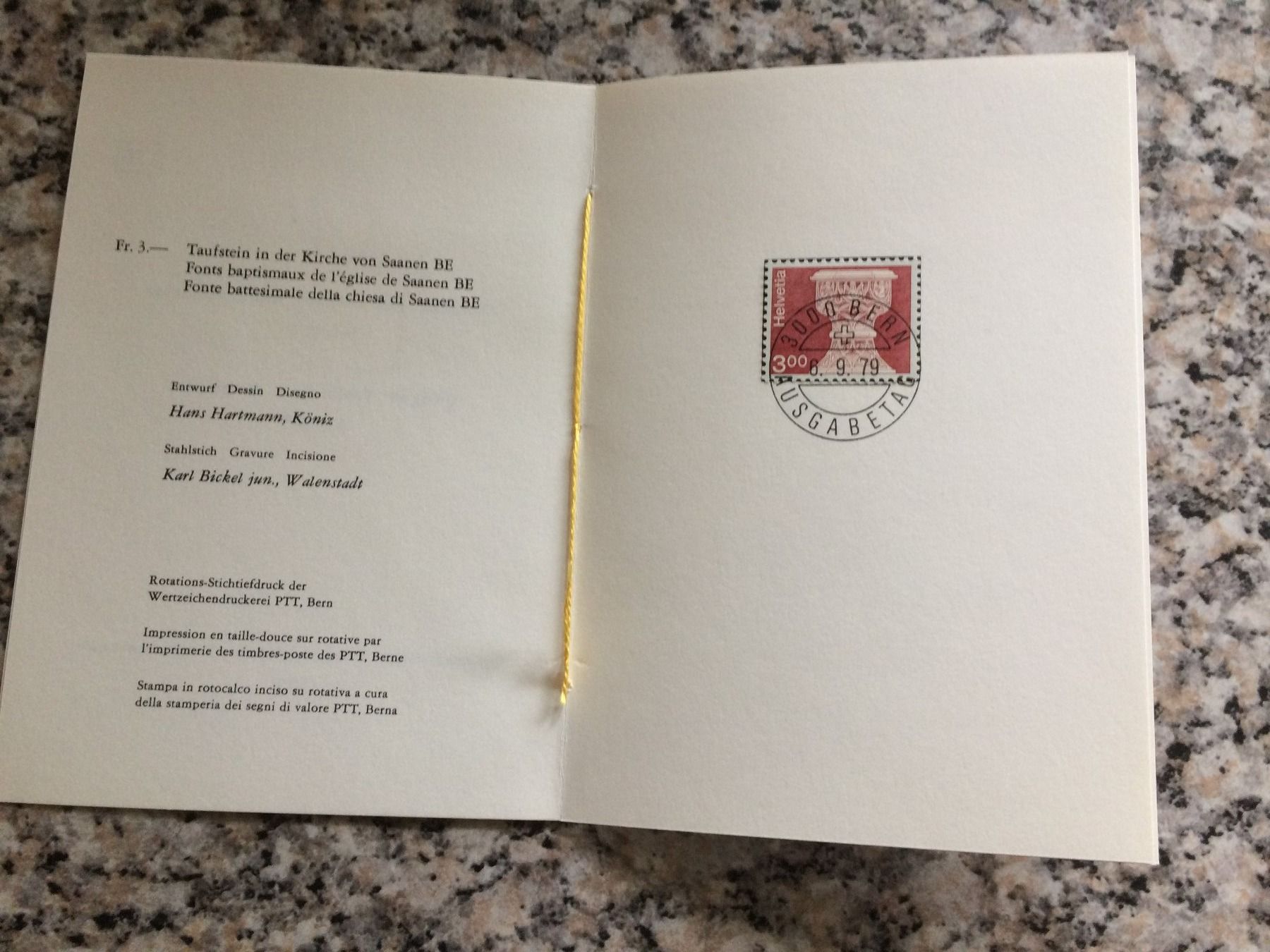 Alle Briefmarken: Faltblatt – Neu (gemäss Beschreibung) aus Kilchberg ZH von APZ4BWM2 1