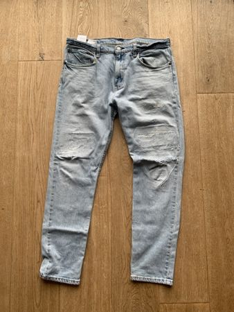 Levi's Jeans W34 L30 Hellblau Used Look Sommerhose 👖