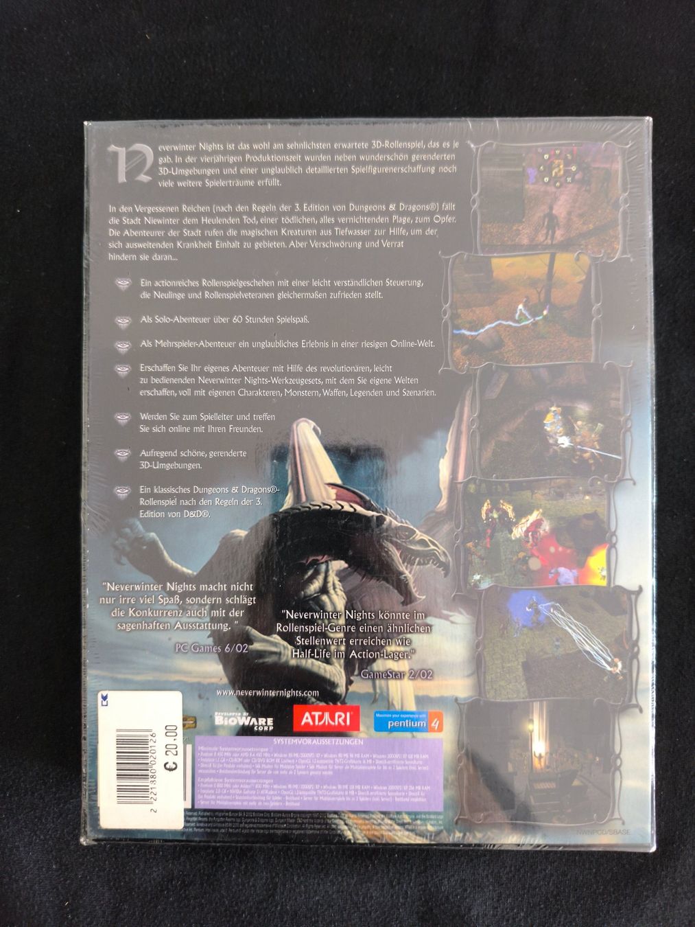 Spiele: Forgotten Realms Neverwinter Nights Bioware Atari PC Sealed – Neu und originalverpackt aus Schüpfen von RetroSteelix 1