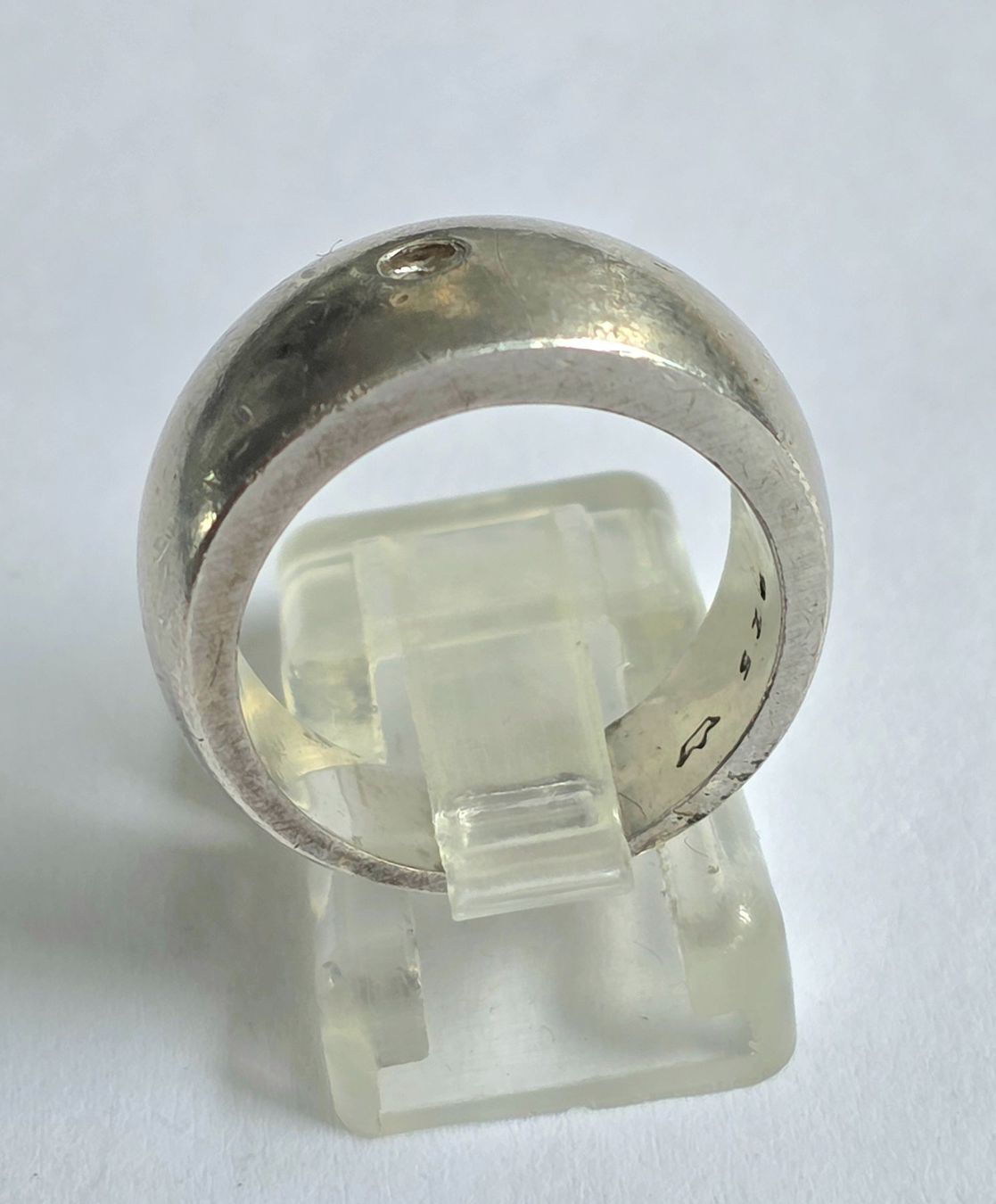 Bagues: Silber Ring mit kleinem Diamant – D'occasion à Zürich par Benedikt21 3