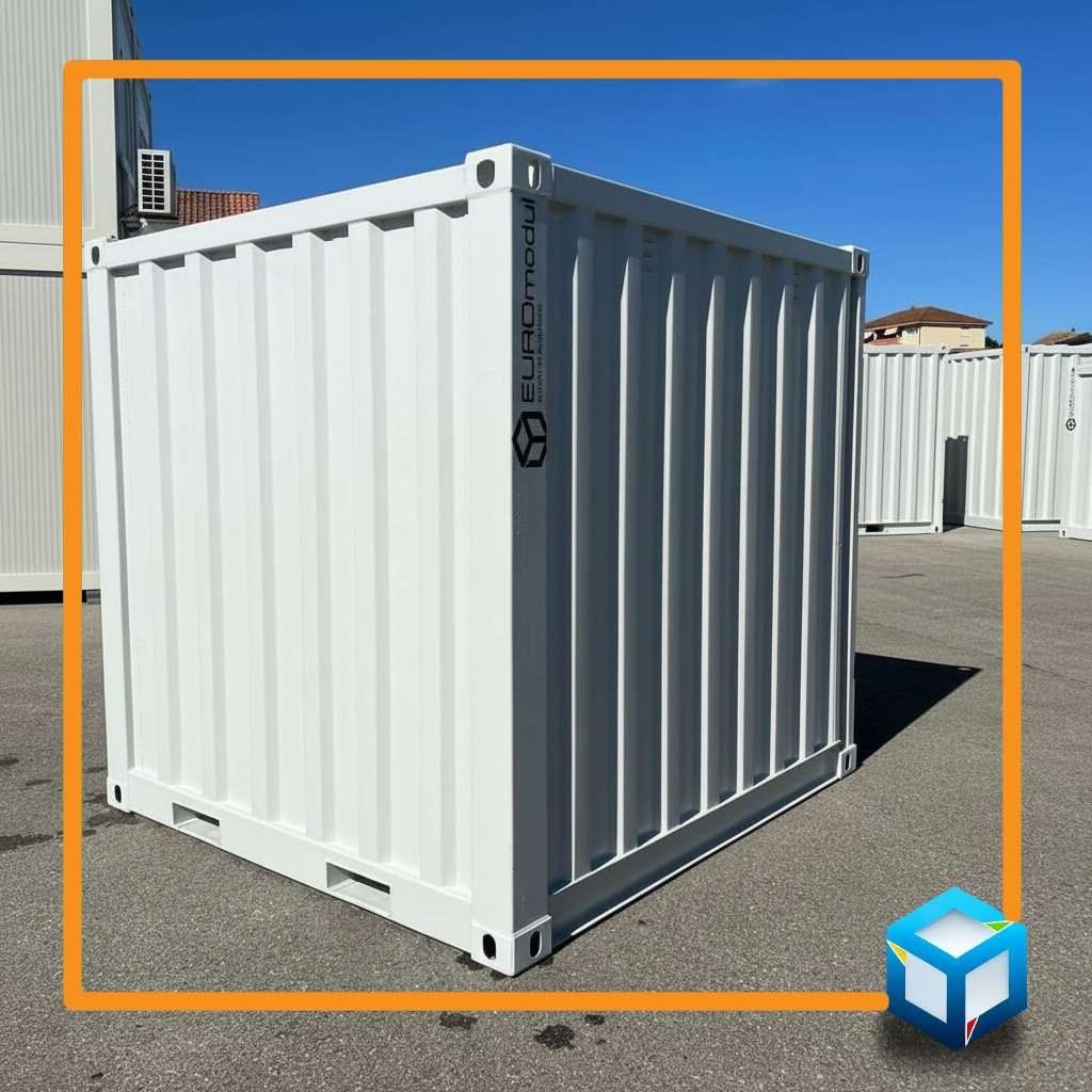 Baucontainer: Lagercontainer 8 Fuss – Neu und originalverpackt aus Zofingen von EUROmodul 3