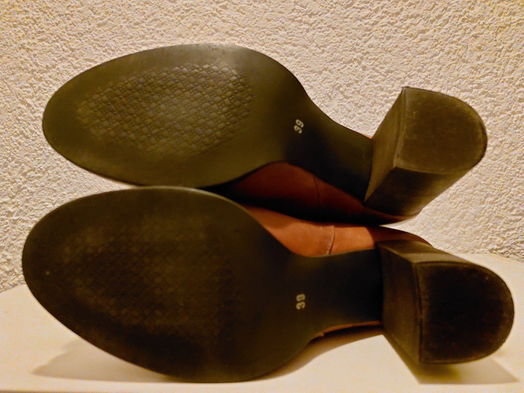 Lazamani Damenschuhe: Leder Cowboy-/Bikerboot von Lazamani Gr.39 – Gebraucht aus Horgen von Angel0010 3