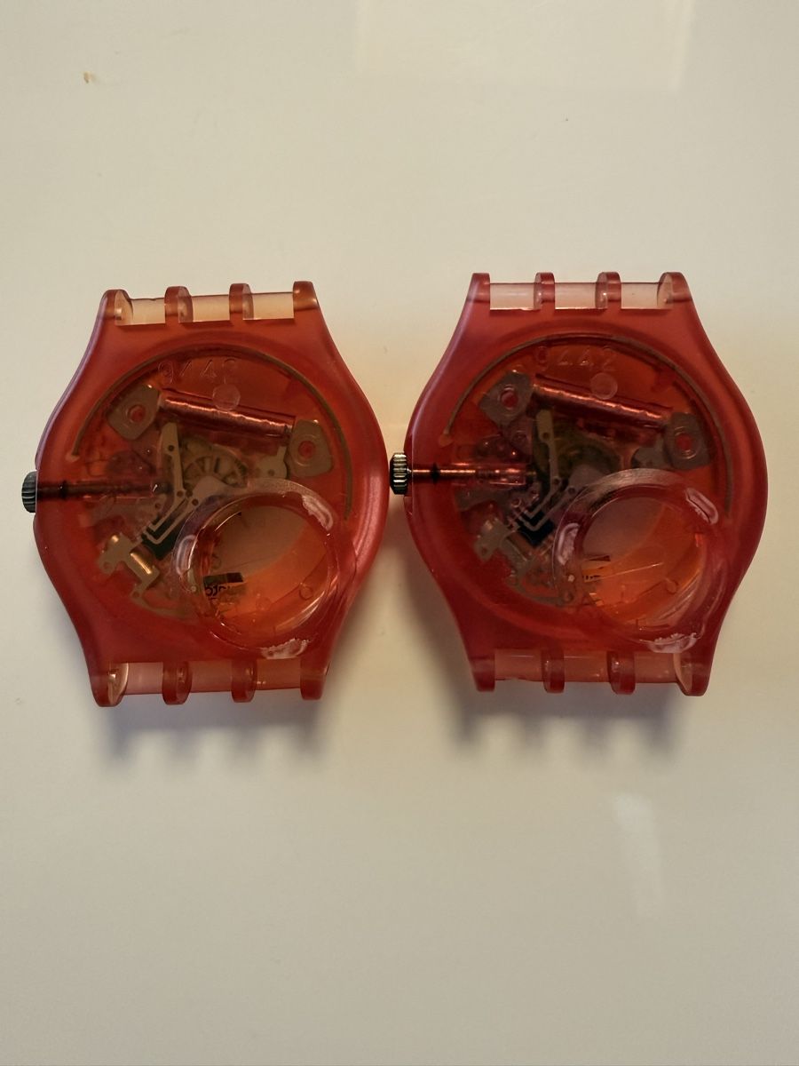 Swatch Orologi: 2 Swatch Gehäuse leer Prototyp – Difettoso da Appenzell venduto da BumpRiver 1