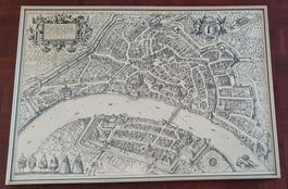 Grosses Bild - Stadtplan Basel nach Merian