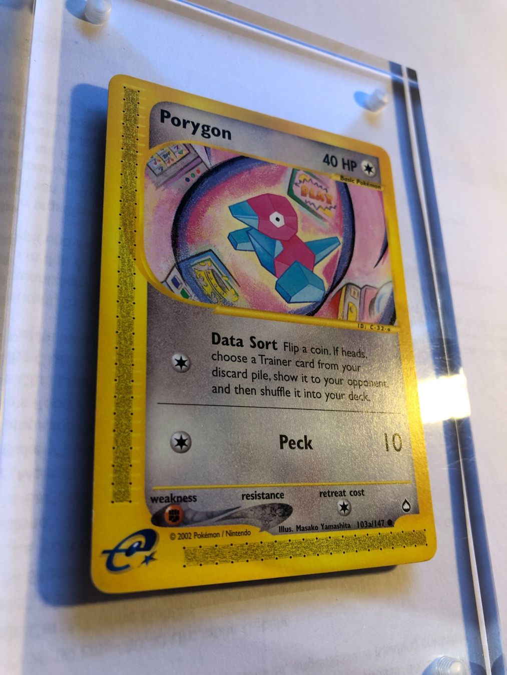 Cartes à collectionner: Porygon Aquapolis - LP - ab 1.- – D'occasion à Giubiasco par dan_pr8b 1
