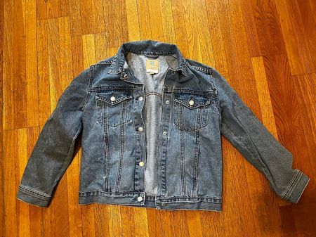 Lässiges Mädchen Jeans Jacke - Gr.140.-