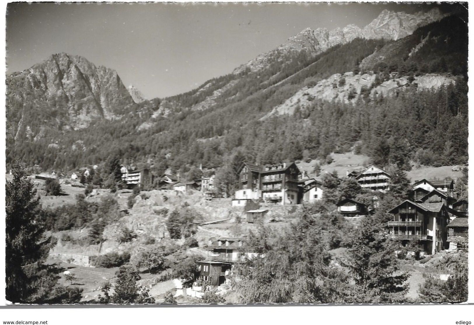 Cartoline postali: LES MARECOTTES -  Vue générale 1955 – Usato da Lutry venduto da Ediego
